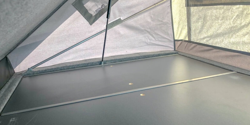 Volkswagen Camping Van Sleeping area.